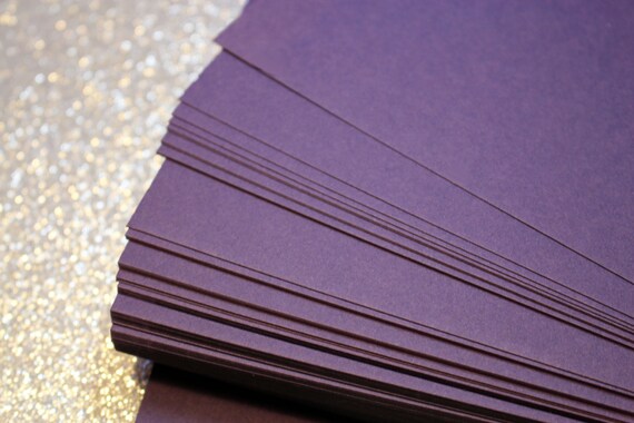 5 x 7 Purple Cardstock for Wedding Invitations Stationery | Etsy