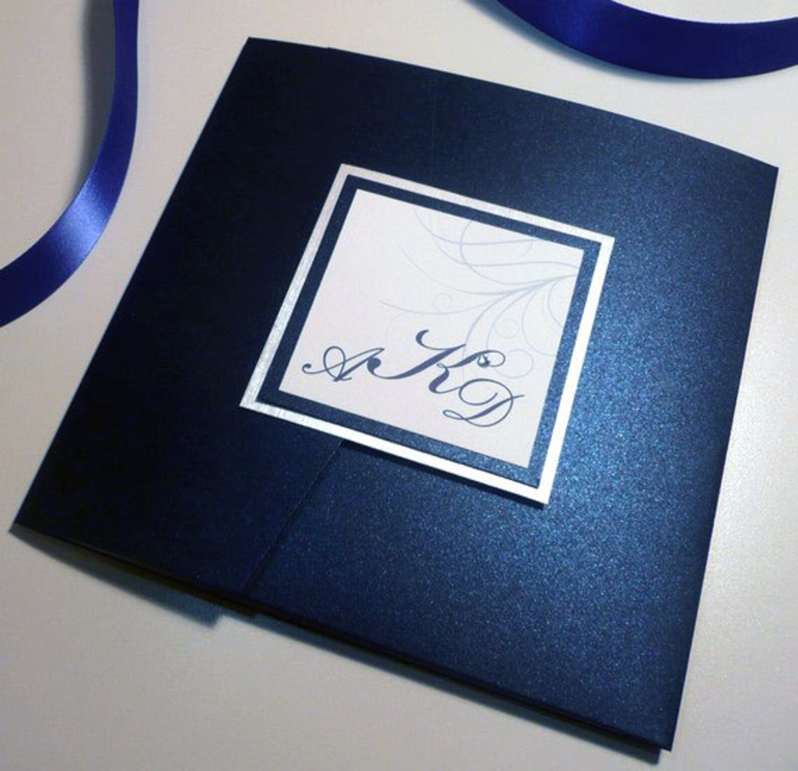 5 x 7 inch Navy Blue Shimmer Cardstock / Set of 25 for Wedding Etsy