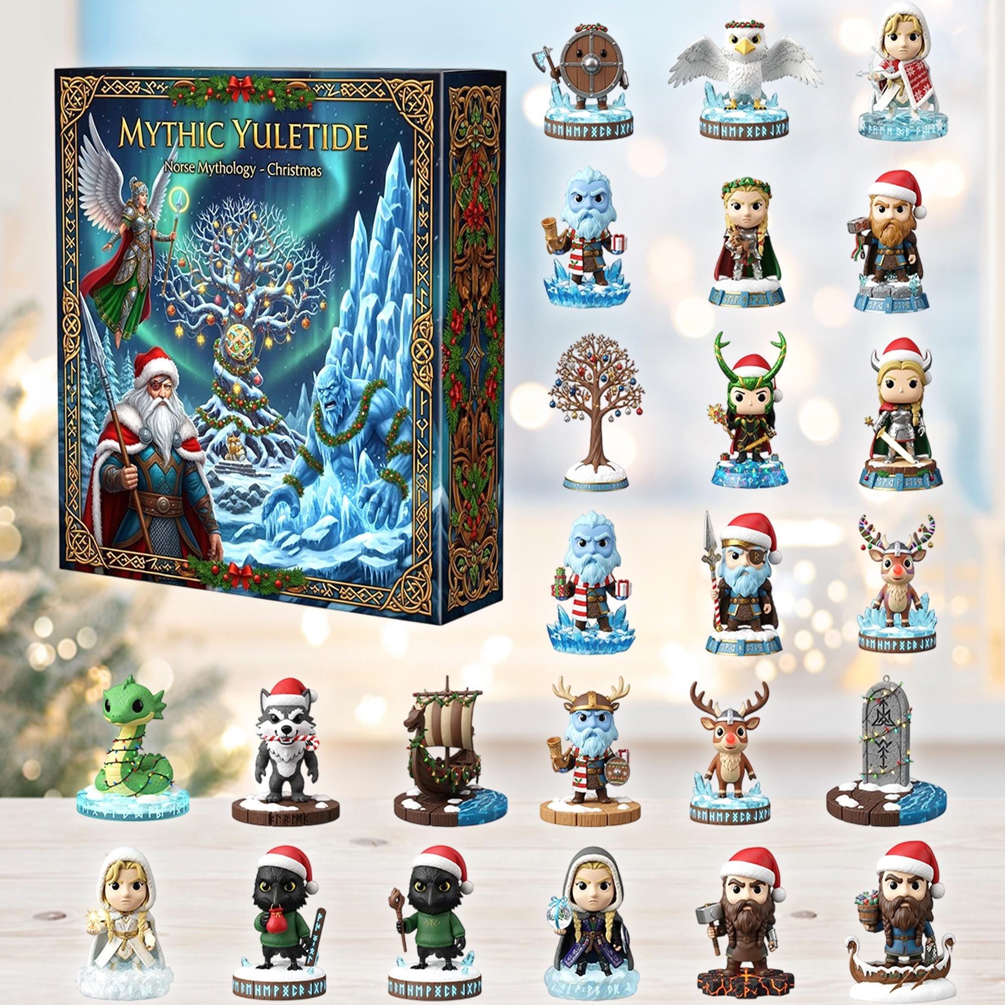 Mythic Present Mythology Christmas - Mythic Yuletide Advent Calendar, Viking Decor ...