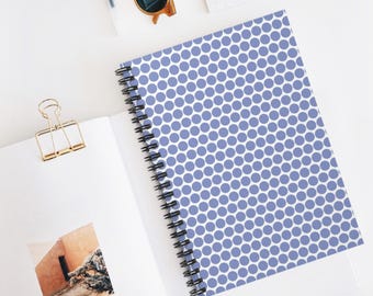 Notitieboek spiraalvormig gestippeld: notitieboek van 6 x 8 inch