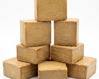 Handmade Olive & Laurel Oil Aleppo Soap Bar, Natural Castile Soap - 7oz/200gr