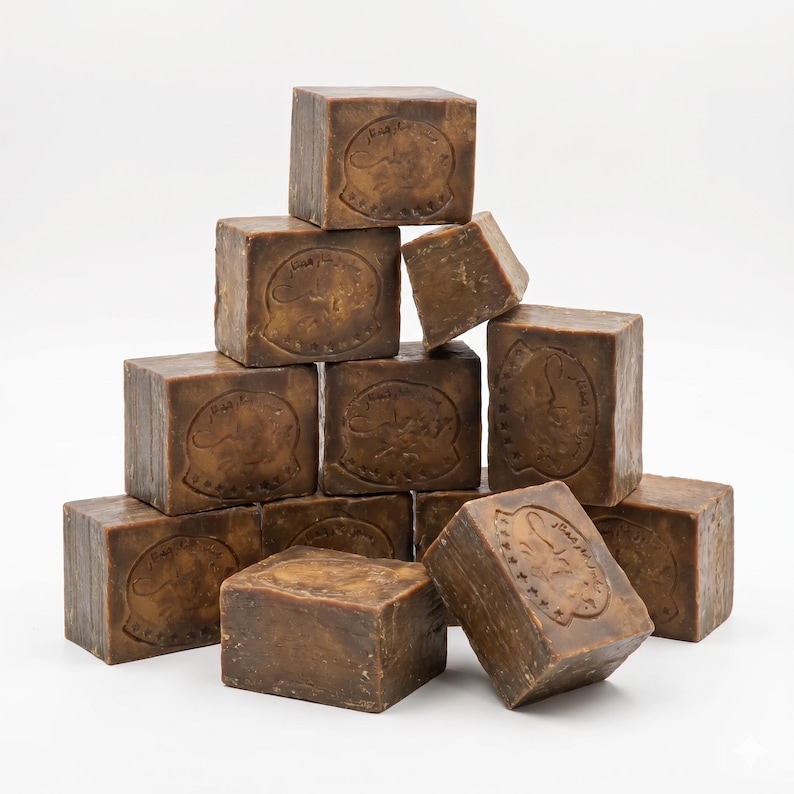 Pyramid Soap Handmade Olive & Laurel Oil Aleppo Soap Bar, Natural Castile Soap - 7oz ...
