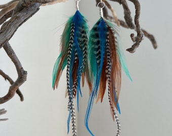 Wild Child  - Feather Earrings