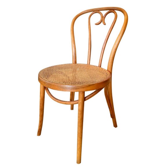A Vintage Bentwood Thonet “sweetheart” Chair, Circa 1950s. Made in