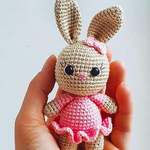 Little Bunny Amigurumi Crochet PDF Pattern – Cute Rabbit Plush Toy – Kawaii Easter Gift – Digital Download