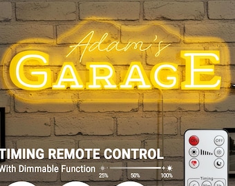 Custom Garage LED Neon Schild: Personalisierte Werkstatt Dekoration