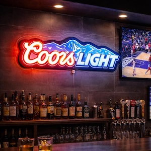 Coors Light Bar Light - Etsy