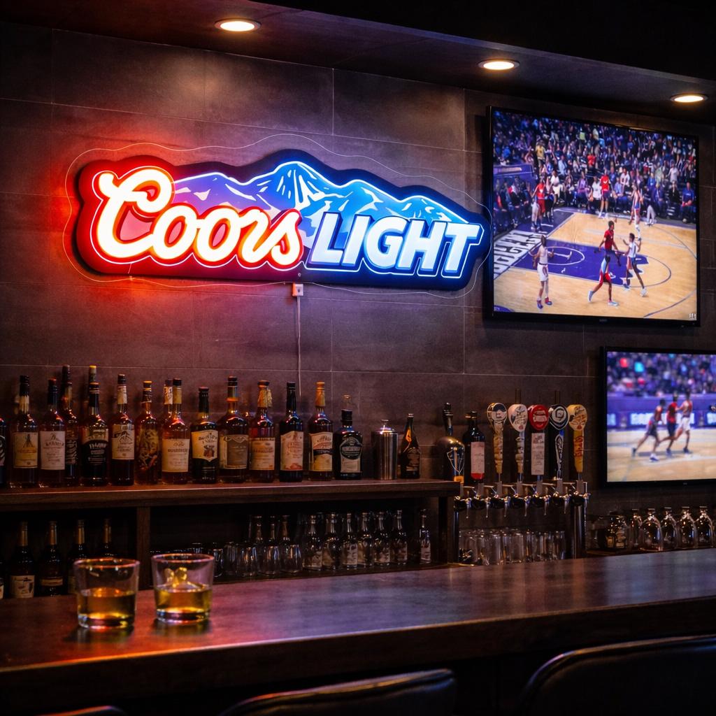 Coors Light Bar Light - Etsy
