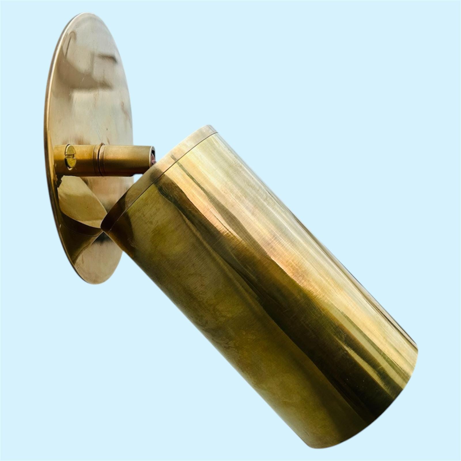 Raw brass spot light wall light flush mount light Adjustable Angle Ceiling spot light--Modern Antique Finish Brass living room dining room