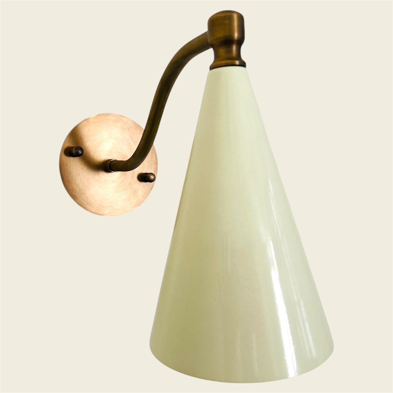 Modern Style Mid Century Raw Brass Wall Lamp Luminaire interior lamp