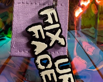 MGK fix ur face Keychain