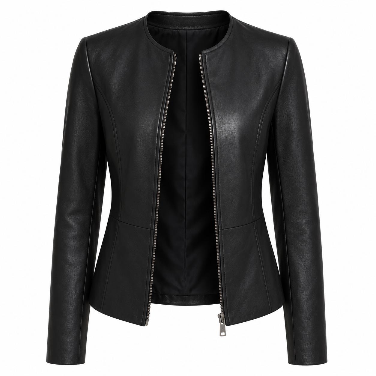 Satin Collarless Jacket - Etsy