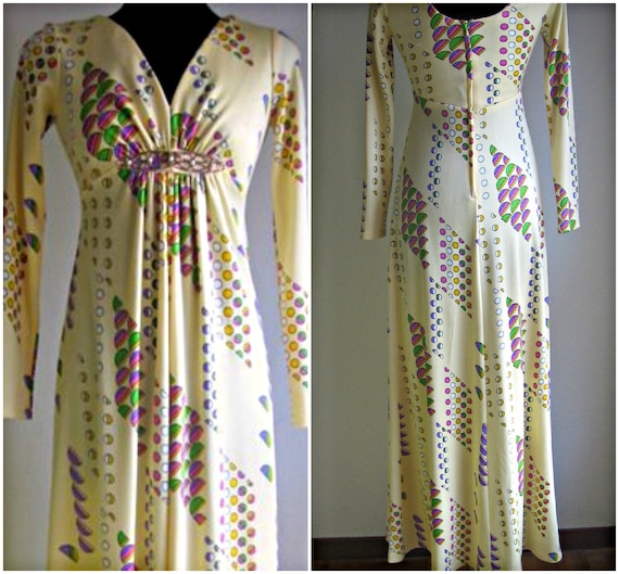 1970s Dress-Maxi dress