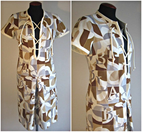 60s Op Art Dress