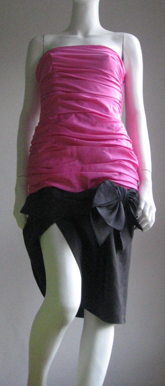 80s vintage Frank Usher dress
