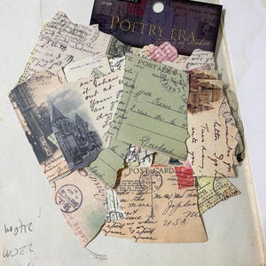 60 pezzi/confezione carta scrivibile con adesivi artistici retrò dell'era della poesia