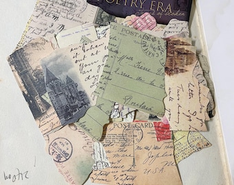 60 Pcs/Pack Poetry Era Retro Art Sticker Writable Paper