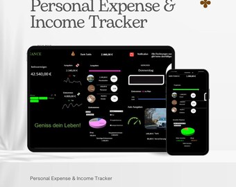 Personal Income & Expense Tracker Dashboard