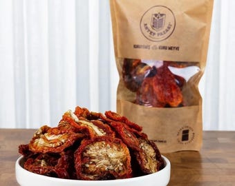 Sonnengetrocknete Tomaten, 500 g (1.1 Pfund) natürlich getrocknete türkische Tomaten, mediterranes Gourmetessen, vegane Kochzutat, handverlesen