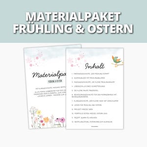 Spring and Easter resource pack for kindergarten children – project ideas, crafts, stories & more