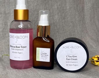 BOGO C You Glow Cream & Serum Set - Free Hibiscus Rose Toner