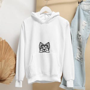 Custom Embroidered Pet Face T-Shirt: Personalized Animal Portrait