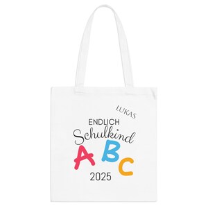 Finally school child 2025 bag, jute bag, customizable