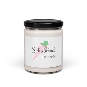 Personalized schoolchild candle