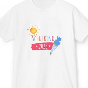 Children's T-shirt, schoolchild 2025 T-shirt, gift for school enrollment, back to school T-shirt, elementary school shirt, first day of school