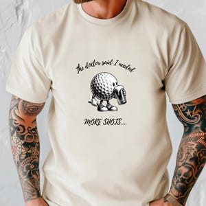 Funny Golf T-Shirt for Golf Lovers, Humorous Golf Gift, Unisex Tee for Golfers, Casual Wear, Father&#39;s Day Gift, Beach Shirt
