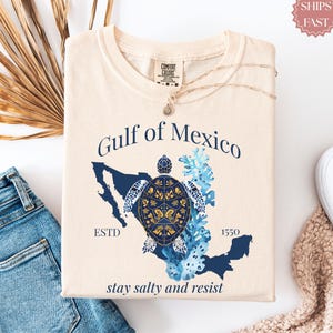 Gulf of Mexico Stay Salty Resistance Shirt, Resist Shirt, Anti Trump Shirt, Democrat Shirt, Democrat Gift Shirt