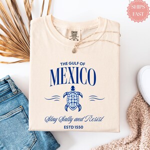 Gulf of Mexico Stay Salty Resistance Shirt, Resist Shirt, Anti Trump Shirt, Democrat Shirt, Democrat Gift Shirt