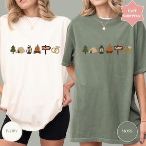 Camp Bachelorette Party Shirt, Cabin Mountain Bride Tee, Hiking Bridal Party, Cabin Crew, Girls Trip TShirt, Bridal Party gifts