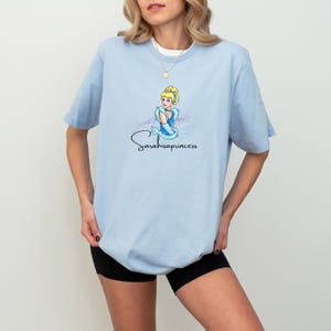 Custom &#39;Sarahisaprincess&#39; Shirt, Disney princess Cinderella Tee, Disneyland Princess Trip T-Shirt,Disney Princess, Disneyworld Princess Gift