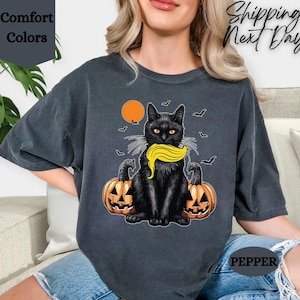 Comfort Colors® Trump Halloween Shirt, Anti Trump Halloween Shirt, Halloween Protest Shirt, Pumpkin Trump Shirt, Political Protest Shirt