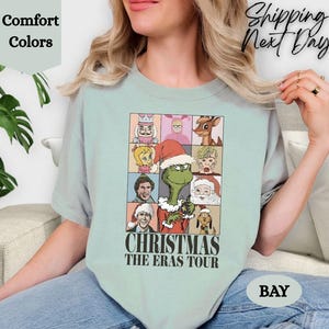 Christmas The Eras Tour Comfort Colors Shirt, Funny Grinch Xmas Movie Sweat, Retro Grinchmas Shirt, Merry Grinchmas Tee, Grinch Family Shirt