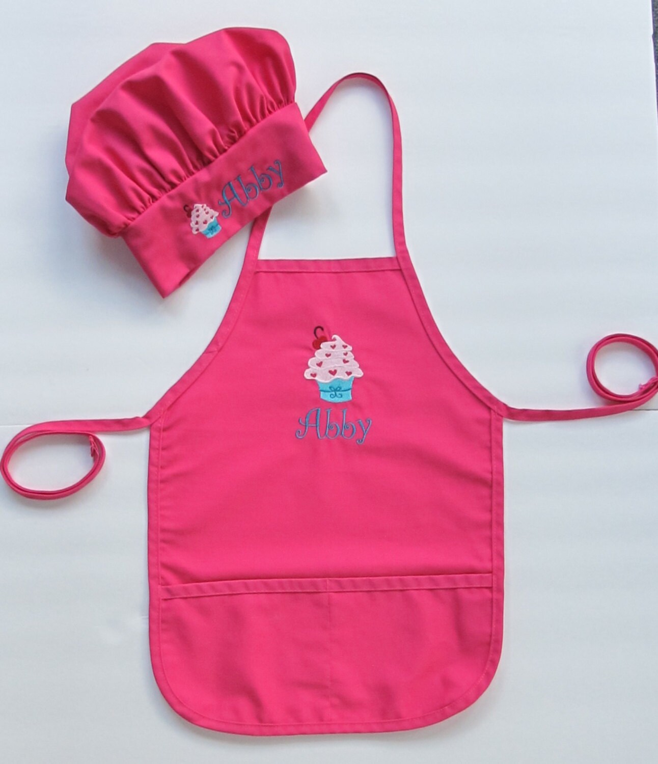 Personalized Kid's Apron AND Chef Hat Childs Art Apron