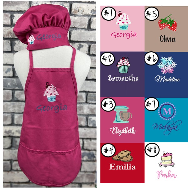 Personalized Kid's Apron - Apron for Woman - Cupcake - Mixer - Cookies Cake  - Childs Apron or Adult Apron