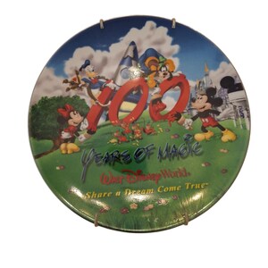 Disney World 100 Years Of Magic Collector Plate Share A Dream Come True 2001