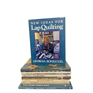 Vintage Quilting Book Lot Maggie Malone Georgia Bonesteel Patchwork