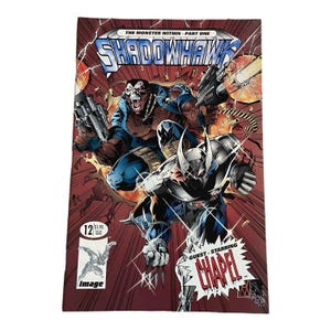 ShadowHawk #12 1994 Image Comics Chapel Spawn Universe VF Comic Book