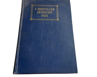 A Bookfellow Anthology 1926 Flora Warren Seymour Hardcover