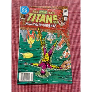 New Teen Titans #33 DC Comics 1983 Key Issue Classic Marv Wolfman Art VF/NM