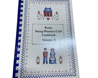 Kenly Young Women’s Club Cookbook Vol II 1987 Vintage Community Recipes Spiral