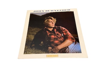 Álbum vintage em vinil "Quiet Man" de John Schneider, 1982, Scotti Brothers Country