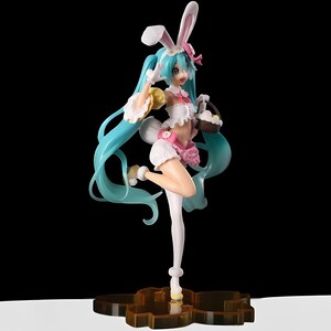 Miku Anime Figure, Hatsune Miku Anime Figure, Kawaii Pvc Model Doll , 23cm Anime-Inspired Vocaloid Bunny Girl Figure, Ornament Toy