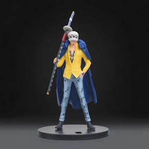 Trafalgar D. Water Law Action Figure , One Piece Wano Country PVC Anime Figurine Toy, Collectible Model Gift for Kids & Fans