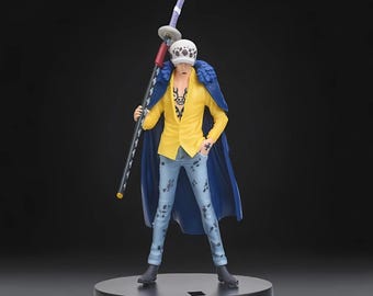 Trafalgar D. Water Law Action Figure , One Piece Wano Country PVC Anime Figurine Toy, Collectible Model Gift for Kids & Fans