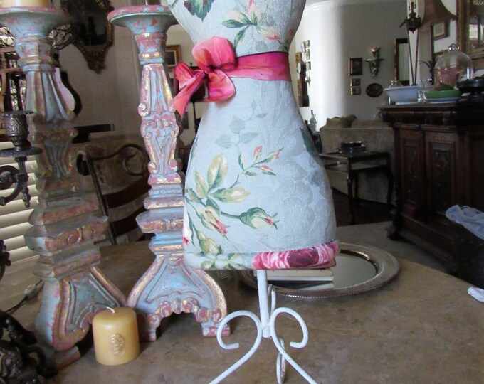 Vintage Table Top Dress Mannequin Small Padded Dress Form Etsy