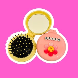 Cepillo y espejo plegables personalizados